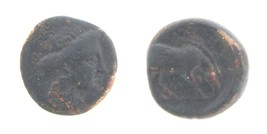 400-344 BC Larissa Thessalay AE16mm Moneda MB Ninfa Caballo Grecia Cop-142 - £115.07 GBP