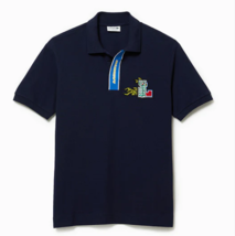 Lacoste $165 Polo Shirt Mens Contrast Placket Crocodile Badge Pique Sz 3 / S NWT - £44.17 GBP