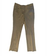 Express Editor Wide Waistband Gray Pin Stripe Pants Low Rise Flare Leg 00L - $528.38 MXN