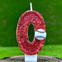 Digital Birthday Candles, Baseball Decoration Sequin Candles, Sports Par... - $14.99