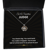 Necklace Birthday Present For Judge New Job Promotion - Jewelry Crown Pendant  - £39.11 GBP