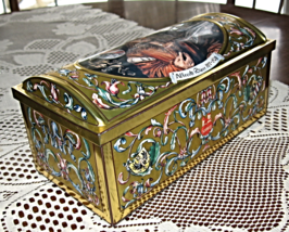Tin-E.Otto Schmidt-Cookie/Biscuit/Lebkuchen-Chest-2 Pc-Albrecht Durer-Ge... - $244.02 MXN