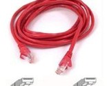 Belkin Category-5e Crossover Molded Patch Cable (Red, 10 Feet) - £16.23 GBP