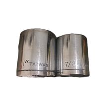 1" , 7/8"  12 Point Chrome Sockets  1,/2" Drive Taiwan - $10.99