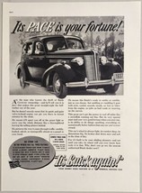 1937 Print Ad Buick Four-Door Century Car with Straight Eight Engine - £17.06 GBP