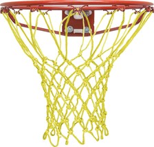 Krazy Netz Heavy Duty Bright Yellow Colored Basketball Rim Goal Net Univ... - £12.58 GBP