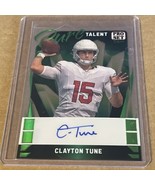 2023 Leaf Pro Set Clayton Tune Auto Numbered 6/8 Green - $258.30 MXN