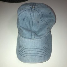 The Hatter Company Cap Hat Adjustable Denim Light Blue Cotton - £3.08 GBP