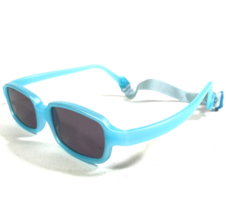 Miraflex Sonnenbrille Neu Baby 2 Blau Rechteckig Rahmen mit Violett Gläser - $65.09