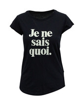 Zadig &amp; Voltaire Je Ne Sais Quoi Skinny T-Shirt In Cotton Women Black S - $139.65