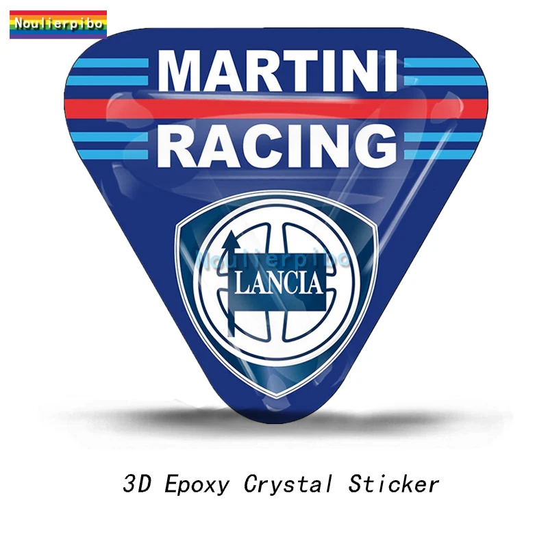 3D Personalized Crystal Top Gel Decal Martini Racing Launch  Die Cut Vinyl Car M - £15.75 GBP