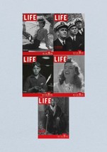 Life Magazine Lot of 5 Full Month of May 1943 3, 10, 17, 24, 31 WWII ERA - £134.18 GBP