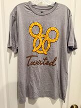 Disney Parks Twisted Mickey Mouse Pretzel TShirt Large L Adult NWT - $34.64