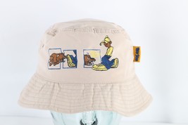 Deadstock Vtg 90s Streetwear Hip Hop Dog Comic Bucket Boonie Hat Cap Bei... - $44.50