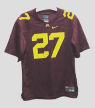 Minnesota Golden Gophers #27 NCAA Vintage Maroon Boys Nike Football Jersey L - $13.70