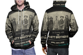 Avett Brothers Tour 2020 White Men&#39;s Pullover Cotton Hoodie - £27.45 GBP