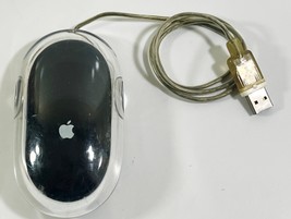 Vintage Original Apple Pro Optical Mouse Model M5769, Black &amp; Clear - US... - $12.59