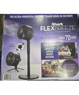 Shark FlexBreeze, 3 Speed, 37”H Oscillating Portable Outdoor/Indoor, Cor... - £116.53 GBP