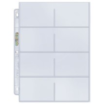 1 pack of 100 Ultra PRO Platinum 3 ½&quot; x 2 ¾&quot; Card Sized 8-Pocket Binder ... - $625.07 MXN