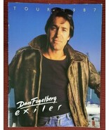 DAN FOGELBERG - VINTAGE 1987 EXILES TOUR CONCERT PROGRAM BOOK W/STUB MIN... - $28.00