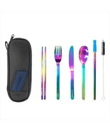 Ecovessel Wander Ware Untesil Set Rainbow - $26.25