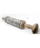 Tin Metal Vintage Late 1800’s With Wooden Plunger Sausage Stuffer - €21,10 EUR