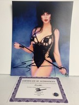 ELVIRA (Cassandra Peterson) signed Autographed 8x10 horror photo - AUTO w/COA - £37.85 GBP