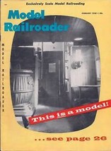 Model Railroader Magazine February 1958 - £1.95 GBP