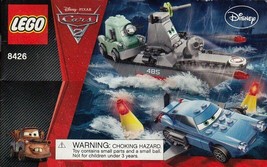 Instruction Book Only For LEGO Disney Pixar CARS 2 Escape at Sea 8426 - £5.11 GBP