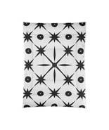 Mid Century Modern Asterisk Design - White &amp; Black Atomic Starburst - Co... - $132.53+