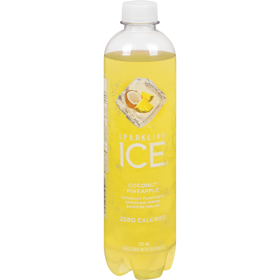 Primary image for 24 X Sparkling ICE Coconut Pineapple Flavor Soft Drink 503ml Each -Free Shipping