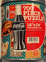 Coca-Cola Coke Montage Puzzle In Round Collector's Tin (700 Pcs) *NEW* hhh1 - $17.99