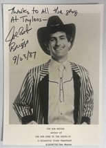 Joe Bob Briggs Signed Autographed Vintage 4x6 Photo - Life COA - $15.00