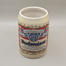 Budweiser Stein 1990 Mug - Ceramarte Brazil Anheuser Busch Beer Bar - $17.44