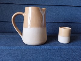 Set of ceramic jug and glass - $842.42 MXN