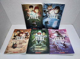 Amulet Book Lot #1-5 by Kazu Kibuishi Graphic Novels Paperback 2008-2012 - £39.75 GBP