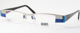 ICU Par Haut Êtes 8038 Bleu Unique Rare Lunettes Monture 45-19-140mm - £72.06 GBP