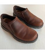Bass Sz 8.5 MW Sheridan Mens Upper Leather Slip On Brown Shoes - $30.00