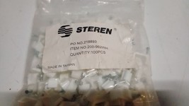 Steren Dual RG-6 cable clips 100 count - $8.42