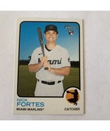 2022 Topps Heritage Nick Fortes Base #149 Miami Marlins - £0.97 GBP