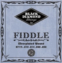 Black Diamond Fiddle String Set/Violin/Fiddle/4/4 Size/New - £4.40 GBP