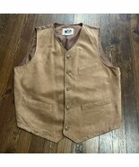 britches great outdoors Leather Vest Men’s XL Vintage - $35.92 CAD