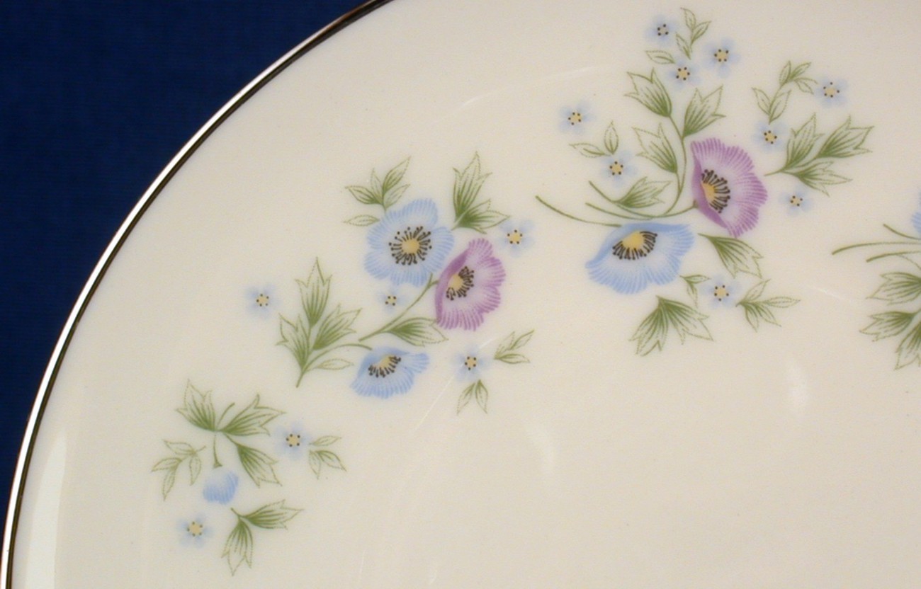 Lenox Maywood Blue Floral Bread Plate H502 New China Item image 2