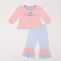 NEW Boutique Princess Cinderella Long Sleeve Shirt Ruffle Leggings Girls... - $16.99