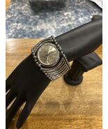 Vintage Xonix Silver Tone  Band Wristwatch - $34.65