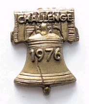 Liberty Bell Challenge 1976 Pin Patriotic Bicentennial Historic Bronze T... - $186.21 MXN