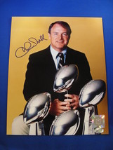 CHUCK NOLL FB HOF 1993 NFL 1980&#39;S ALL-DECADE AUTO SIGNED 8X10 STACKS OF ... - £70.78 GBP