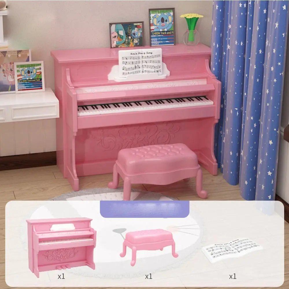 Piano Mini Furniture Swimming Pool Set Miniature Furniture Toy Dollhouse - £8.42 GBP+