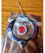 NCAA University Of Louisville Cardinals Ornament-Silver Plated-Final Touch Gifts - $19.81 CAD