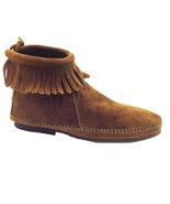 Minnetonka, Women&#39;s MOCCASINS, Brown 282 - $61.35 CAD